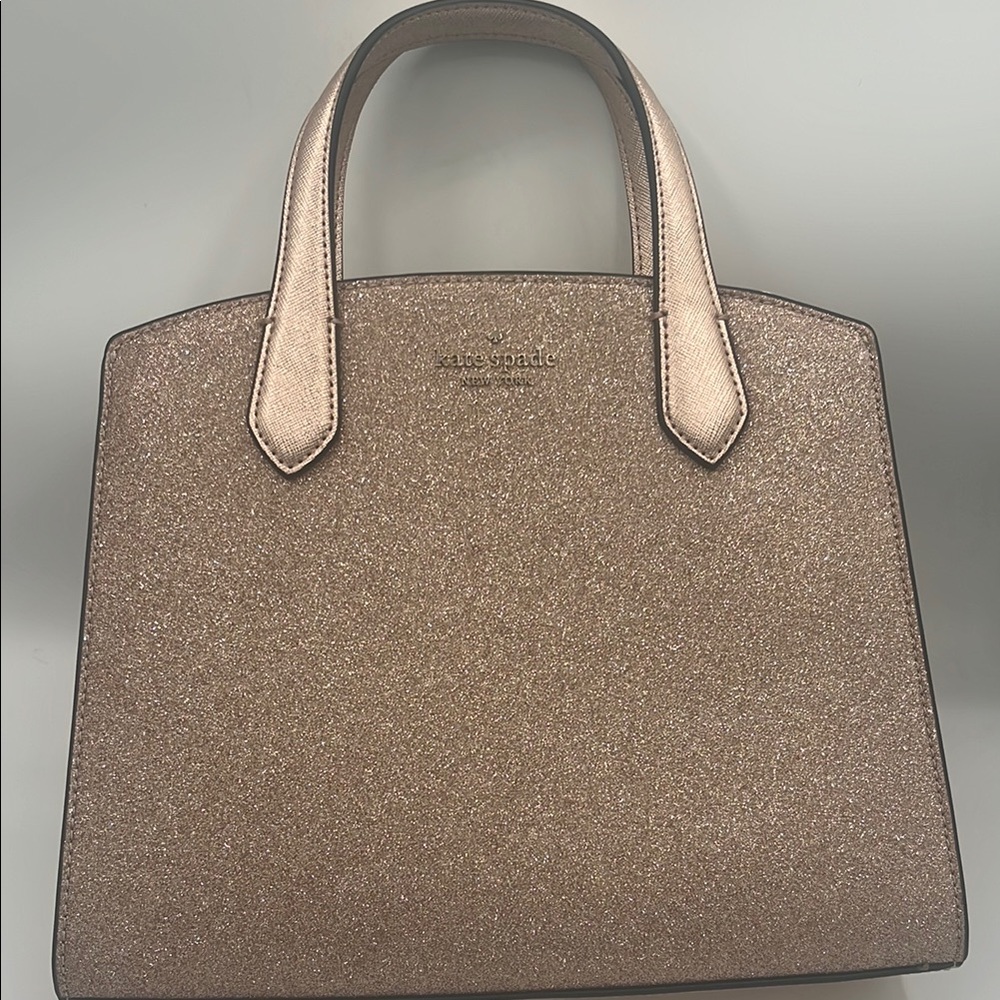 Kate Spade Gold Satchel with Elegant Design